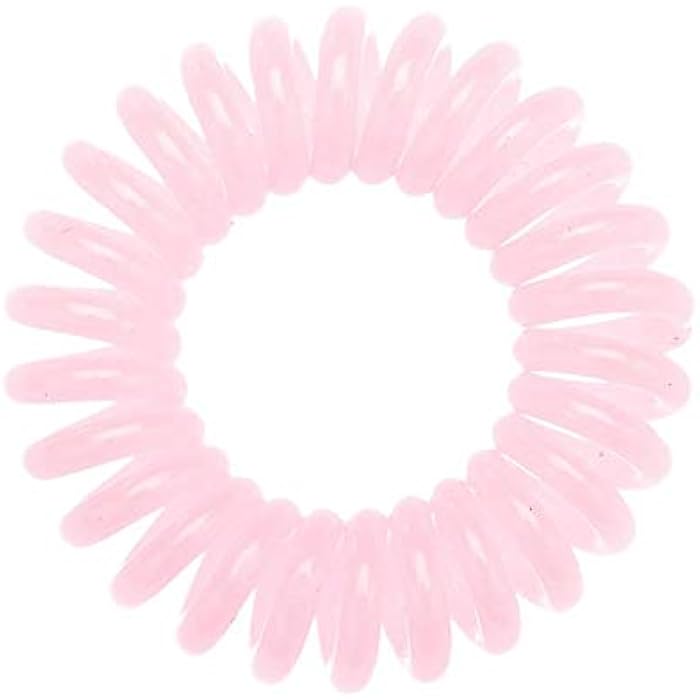 Spirabobble - Baby Pink Solid, Box of 3 Hair Bobbles - Hair Accessories for Women, Durable Hair Ties, Spiral Ring for Ponytails - Suitable for All Hair Types - Image 3